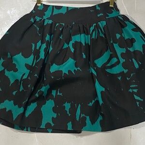 #4 Milly knee length a line floral  skirt Flaired  size 4